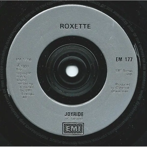 Roxette - Joyride 7 Inch Vinyl Single (7 Inch Record) - NM/VG+ - Classical33.co.uk