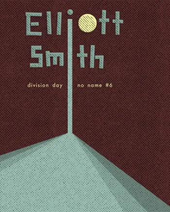 ELLIOTT SMITH - DIVISION DAY VINYL (SUPER LTD. HAND-NUMBERED ED. TRANSPARENT YELLOW 7" W/ ALT. SILKSCREENED SLEEVE)