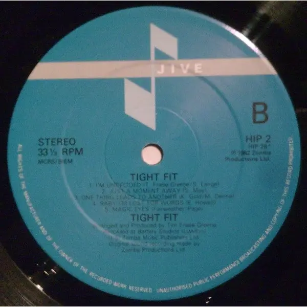 Tight Fit - Tight Fit Vinyl LP (Vinyl LP, Album) - NM/VG - Classical33.co.uk