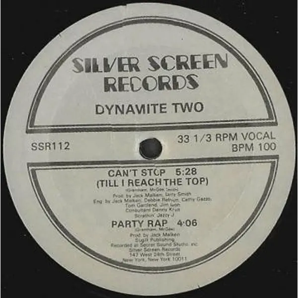 Dynamite Two - Can't Stop (Till I Reach The Top) - All City Records