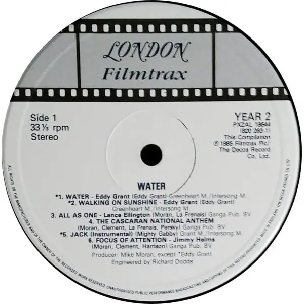 Water Vinyl LP (LP Record, Album) - NM/VG+ - Classical33.co.uk