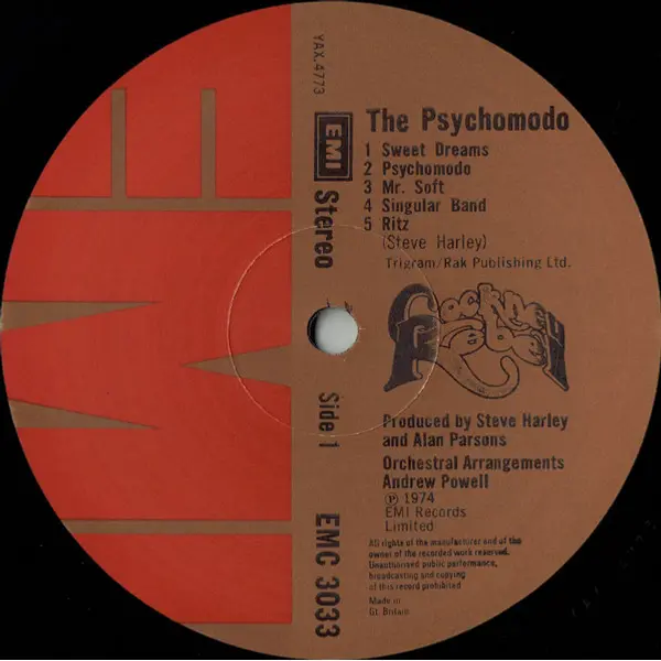Cockney Rebel - The Psychomodo Vinyl LP (LP Record, Album) - NM/VG+ - Classical33.co.uk
