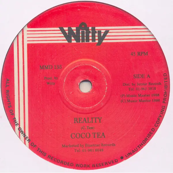 Cocoa Tea - Reality - All City Records