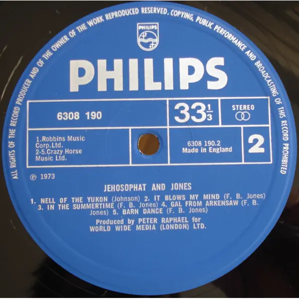 The Two Ronnies - Jehosophat And Jones Vinyl LP Album (LP Record) - NM/VG+ - Classical33.co.uk