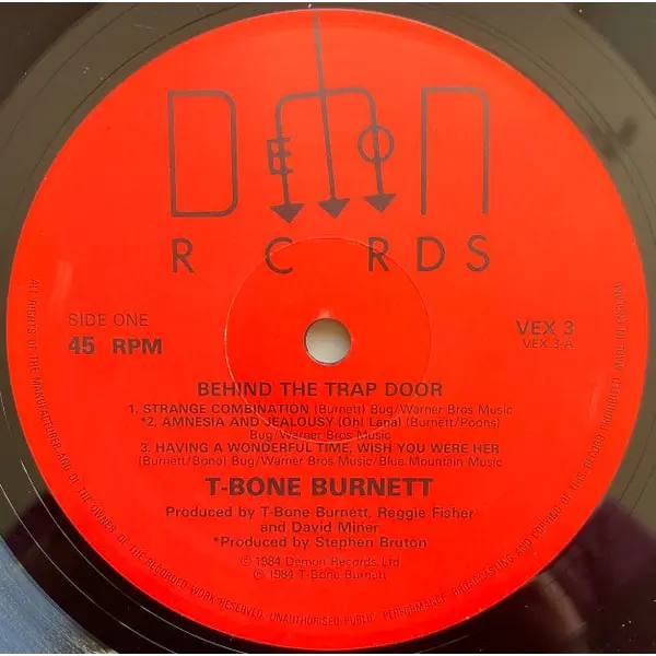 T-Bone Burnett - Behind The Trap Door 12 Inch Vinyl Album (12 Inch Vinyl Record, MiniAlbum, EP) - NM/VG+ - Classical33.co.uk