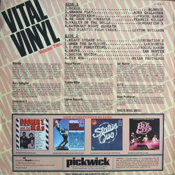Vital Vinyl Volume Two. Vinyl LP (LP Record, Compilation) - VG+/VG+ - Classical33.co.uk