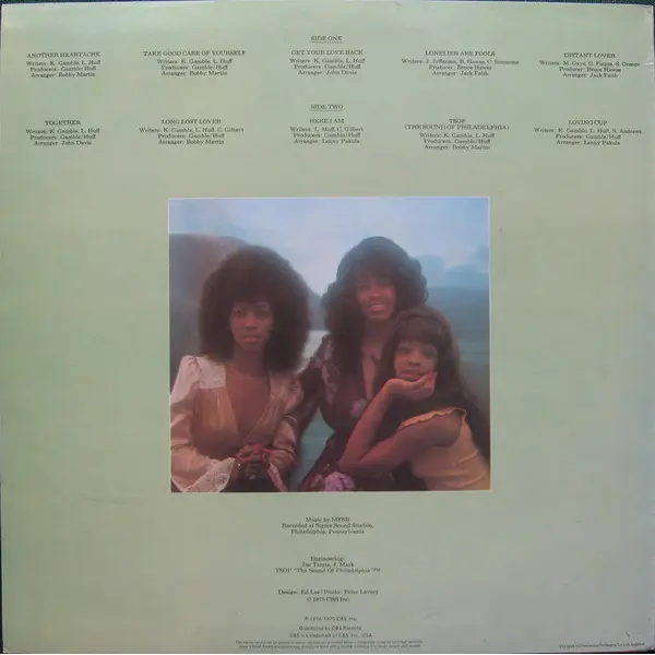 The Three Degrees - Take Good Care Of Yourself Vinyl LP (LP Record, Album) - VG+/VG+ - Classical33.co.uk