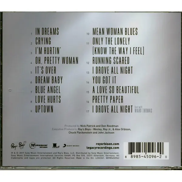 Roy Orbison With The Royal Philharmonic Orchestra - A Love So Beautiful (CD, Album) - VG+/VG+ - Classical33.co.uk