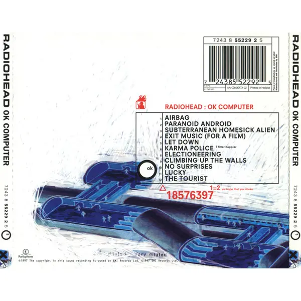 Radiohead - OK Compilationuter (CD, Album) - VG+/VG+ - Classical33.co.uk