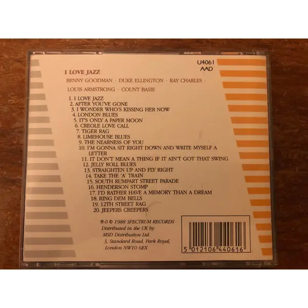 I Love Jazz (CD, Compilation) - NM/VG+ - Classical33.co.uk
