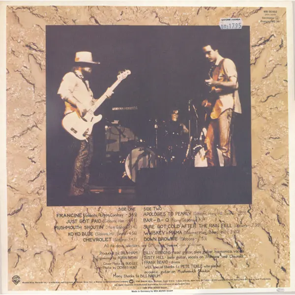 Z Z Top - Rio Grande Mud Vinyl LP (LP Record, Album) - VG+/VG+ - Classical33.co.uk