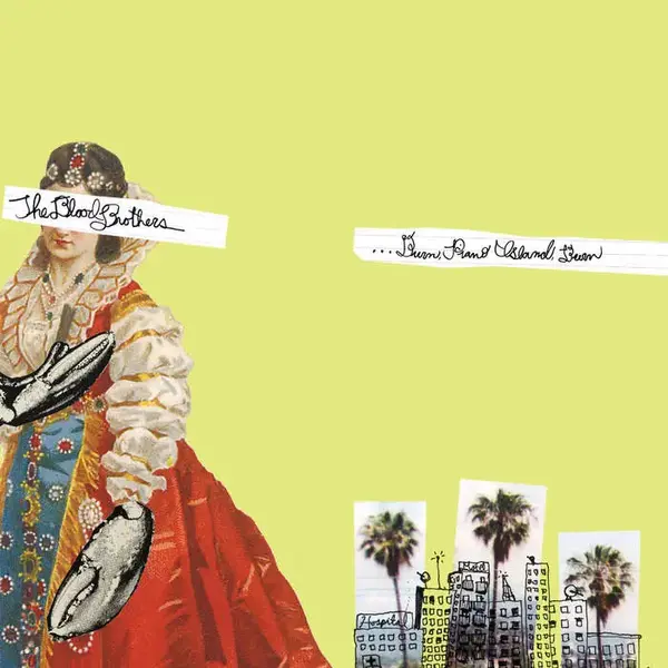 THE BLOOD BROTHERS - BURN, PIANO ISLAND, BURN VINYL (LTD. 20TH ANN. COLLECTORS ED. YELLOW, BLACK & PINK + BONUS 7" & BOOKLET)