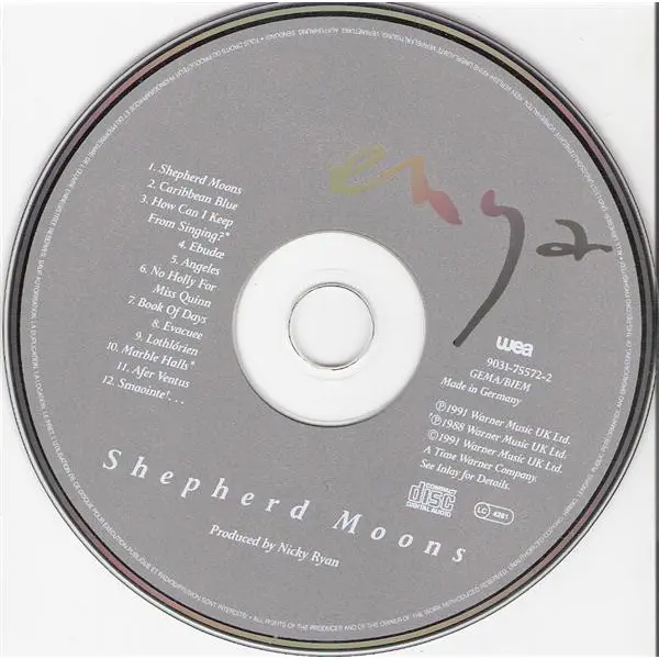 Enya - Shepherd Moons (CD, Album) - NM/NM - Classical33.co.uk