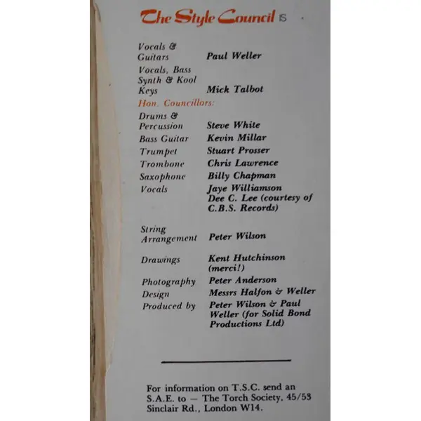 The Style Council - Groovin' 7 Inch Vinyl Single (7 Inch Record) - NM/VG+ - Classical33.co.uk